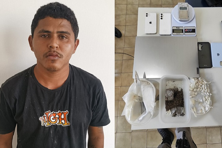 Grande operação policial contra o tráfico de drogas resulta em prisão em Caravelas
